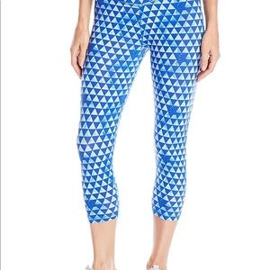 Nola crop Tribal-angles blue, washed once NOT used